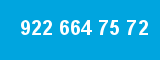 922 664 75 72 922 664 75 72